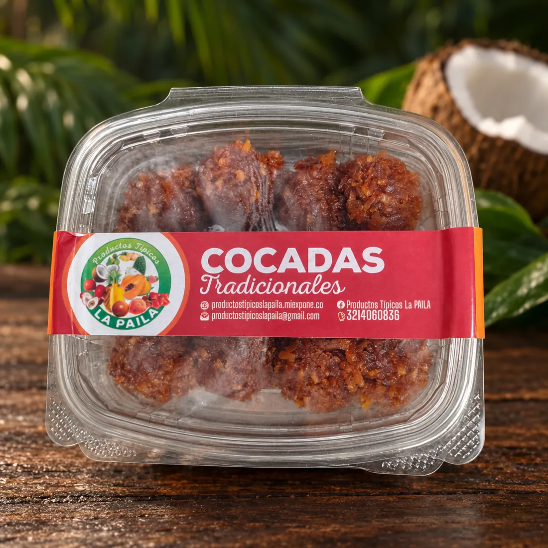 Cocadas tradicionales de Productos Típicos La Paila